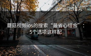 蘑菇视频ios的搜索“最省心组合”：5个选项这样配
